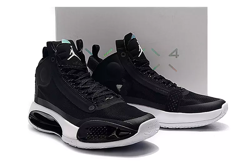 air jordan 34 france chaussures black white